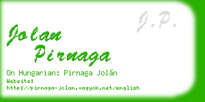 jolan pirnaga business card